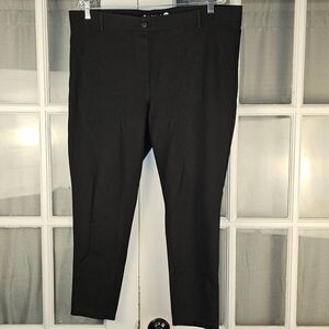 Betabrand Womens Black Skinny Leg Classic Dress Yoga Pants XXL Petite